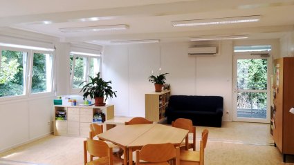 Modulbau - Schule Innenansicht Klassenzimmer