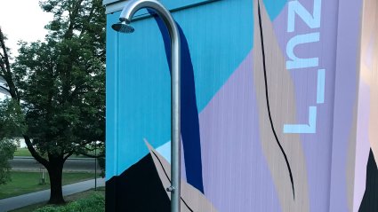 Toilettencontainer - Außendusche