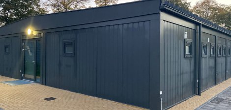 Modulbau - Sportfunktionsgebäude